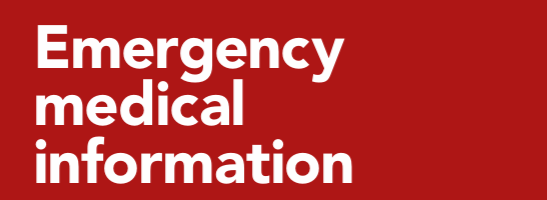 Emergency medical information
