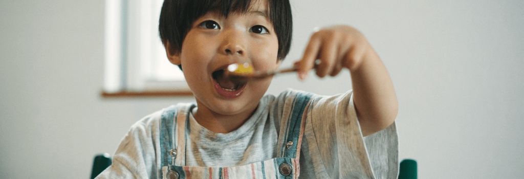 child eating